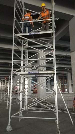 深圳移動10米高鋁架,南山區別墅外墻鋁合金租賃,深圳廠家大型